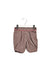 A Brown Shorts from Jacadi in size 3-6M for girl. (Front View)