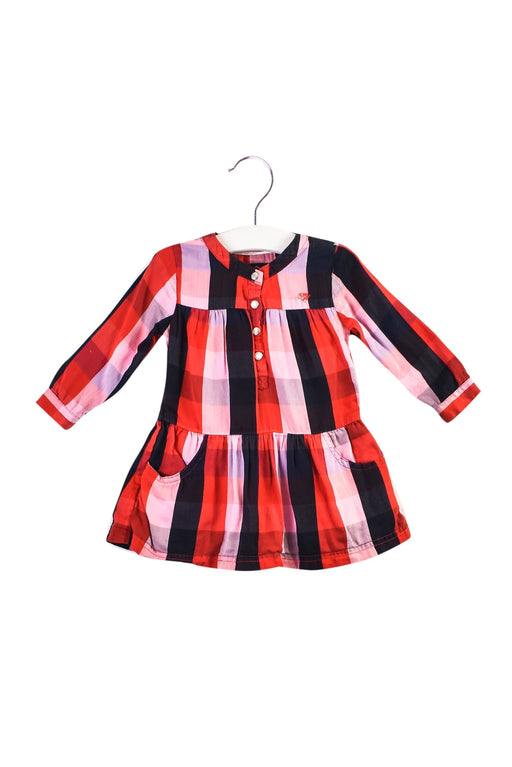 A Multi Long Sleeve Dresses from Tommy Hilfiger in size 6-12M for girl. (Front View)