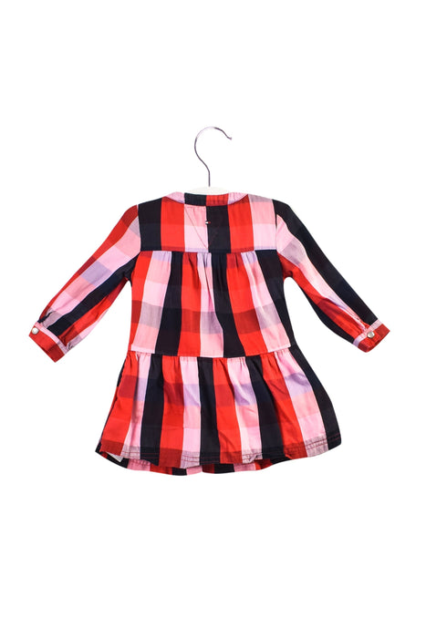 A Multi Long Sleeve Dresses from Tommy Hilfiger in size 6-12M for girl. (Back View)