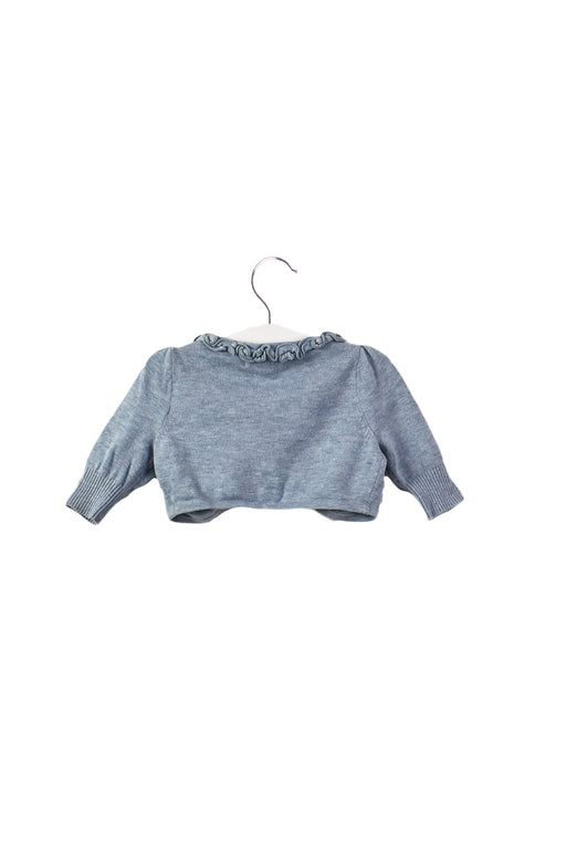 A Blue Cardigans from Nicholas & Bears in size 6-12M for girl. (Front View)