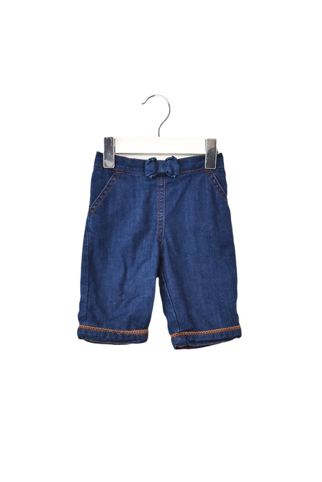 A Navy Casual Pants from Jacadi in size 0-3M for girl. (Front View)