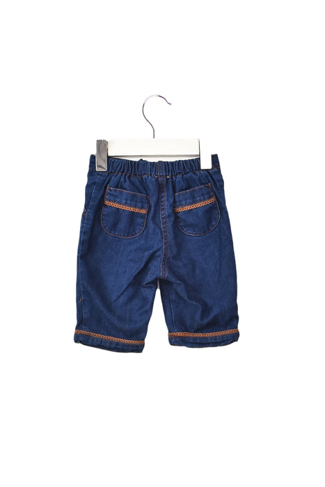 A Navy Casual Pants from Jacadi in size 0-3M for girl. (Back View)