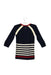 A Navy Long Sleeve Dresses from Tommy Hilfiger in size 6-12M for girl. (Back View)