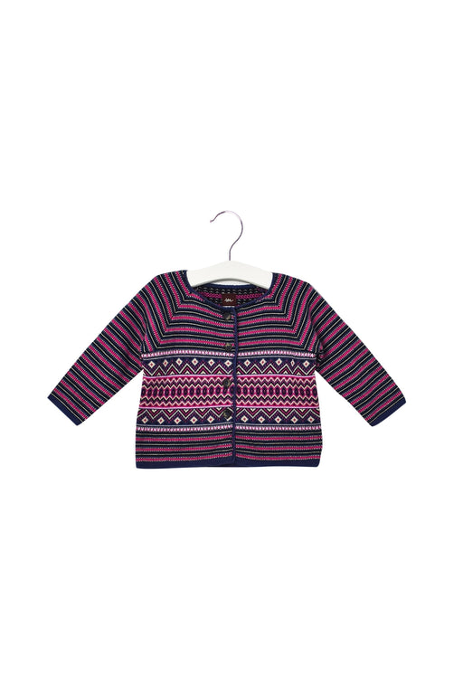 A Pink Cardigans from Tea in size 12-18M for girl. (Front View)