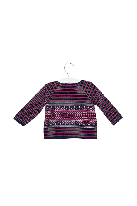 A Pink Cardigans from Tea in size 12-18M for girl. (Back View)