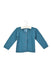 A Blue Cardigans from La Queue du Chat in size 3-6M for boy. (Front View)