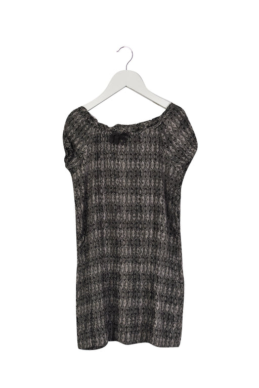 A Grey Short Sleeve Dresses from Bonpoint in size 6T for girl. (Front View)