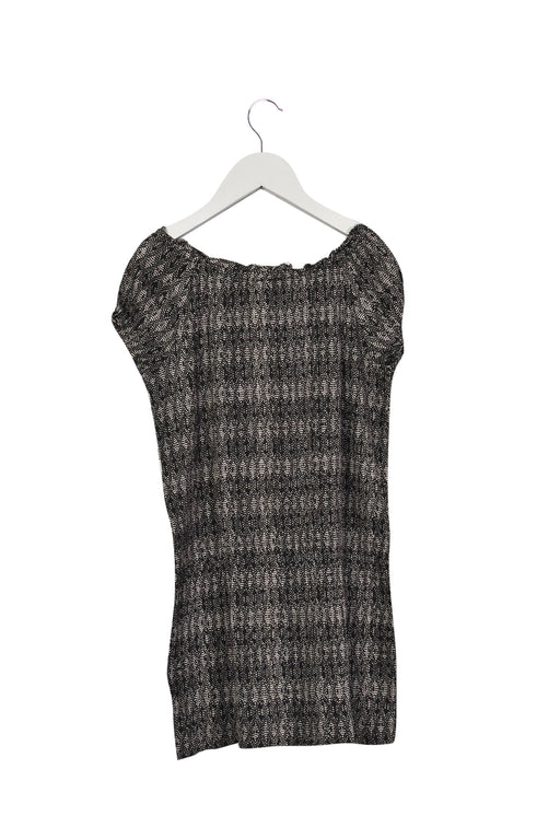 A Grey Short Sleeve Dresses from Bonpoint in size 6T for girl. (Front View)