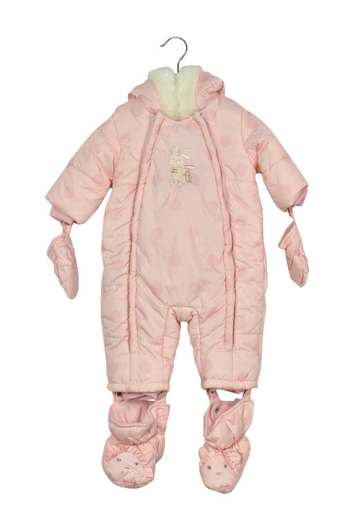 A Pink Snowsuits from Chicco in size 0-3M for girl. (Front View)