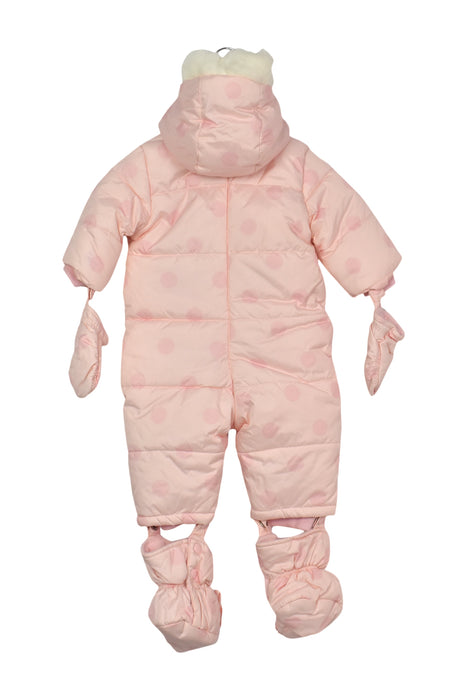 A Pink Snowsuits from Chicco in size 0-3M for girl. (Back View)