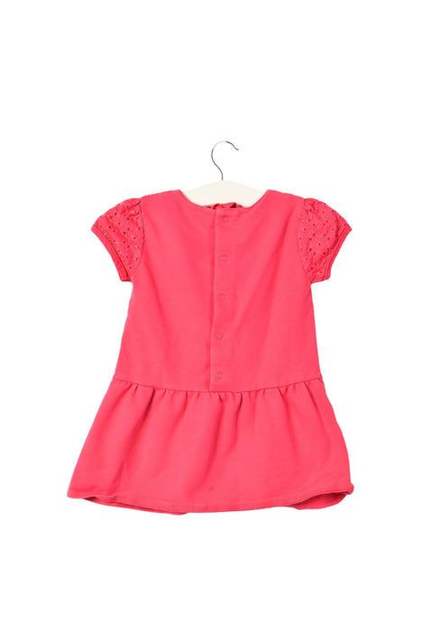 A Pink Short Sleeve Dresses from Chloe in size 6-12M for girl. (Back View)