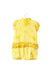 A Yellow Short Sleeve Rompers from Ralph Lauren in size 6-12M for girl. (Front View)