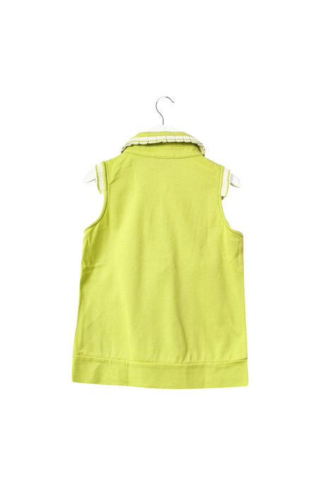 A Green Short Sleeve Polos from Nicholas & Bears in size 8Y for girl. (Back View)