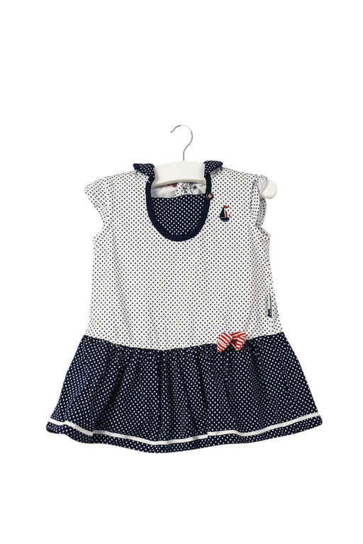 A Red Dress Sets from Tutto Piccolo in size 6-12M for girl. (Front View)