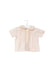 A White Short Sleeve Tops from Rachel Riley in size 3-6M for girl. (Front View)