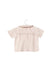 A White Short Sleeve Tops from Rachel Riley in size 3-6M for girl. (Back View)