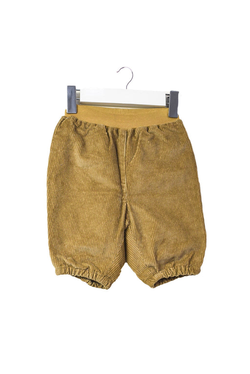 A Brown Casual Pants from Jacadi in size 0-3M for boy. (Front View)