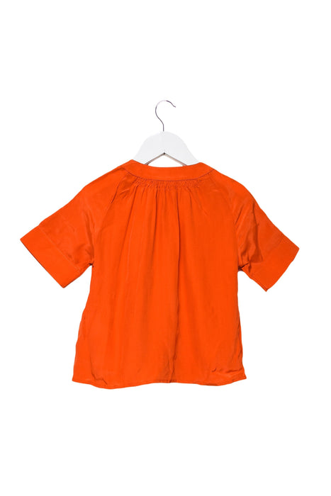 A Orange Short Sleeve Tops from Marni in size 4T for girl. (Back View)