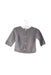 A Grey Cardigans from Jacadi in size 0-3M for girl. (Front View)