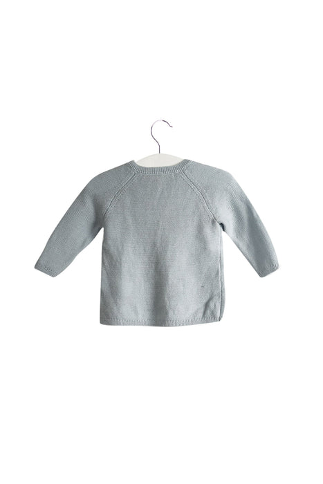 A Blue Cardigans from Bonpoint in size 0-3M for girl. (Back View)