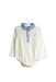 A White Long Sleeve Bodysuits from Jacadi in size 3T for boy. (Front View)