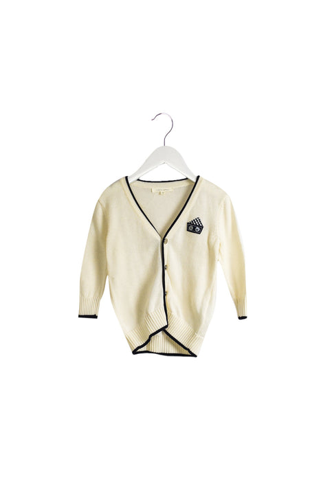 A White Cardigans from Nicholas & Bears in size 6-12M for girl. (Front View)