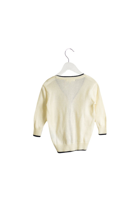 A White Cardigans from Nicholas & Bears in size 6-12M for girl. (Back View)