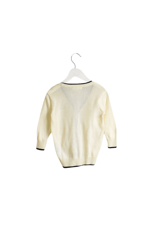 A White Cardigans from Nicholas & Bears in size 6-12M for girl. (Front View)