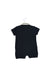 A Navy Short Sleeve Rompers from Nicholas & Bears in size 3-6M for boy. (Back View)