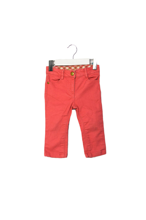A Pink Jeans from Jacadi in size 6-12M for girl. (Front View)