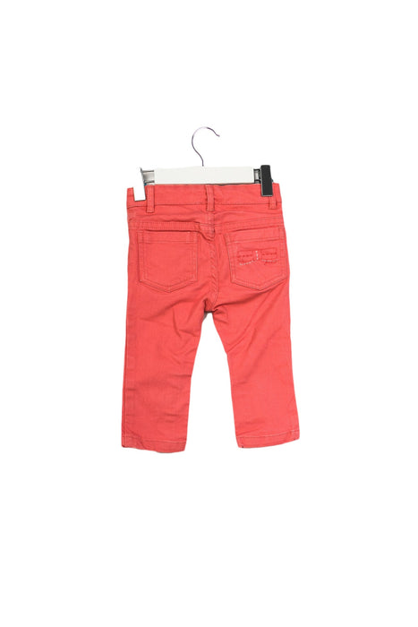 A Pink Jeans from Jacadi in size 6-12M for girl. (Back View)