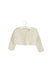A Ivory Cardigans from Jacadi in size 6-12M for girl. (Front View)