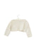 A Ivory Cardigans from Jacadi in size 6-12M for girl. (Back View)