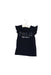 A Navy Short Sleeve Tops from Ralph Lauren in size 6-12M for girl. (Front View)
