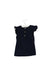 A Navy Short Sleeve Tops from Ralph Lauren in size 6-12M for girl. (Back View)