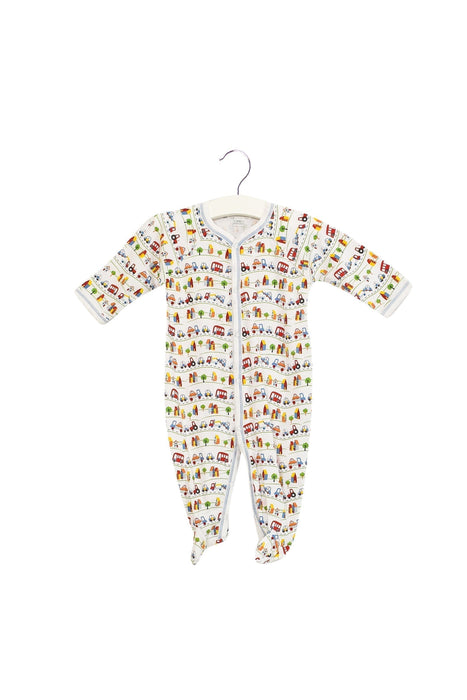 A White Long Sleeve Jumpsuits from Kissy Kissy in size 3-6M for boy. (Front View)