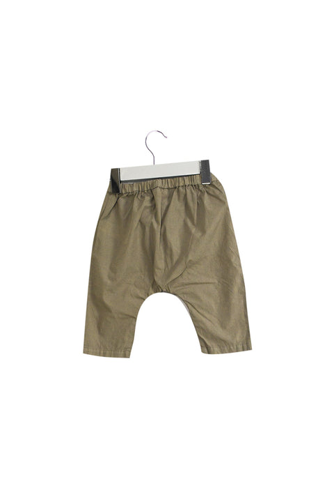 A Grey Casual Pants from Bonpoint in size 0-3M for girl. (Back View)