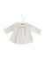 A White Long Sleeve Tops from Jacadi in size 3-6M for girl. (Front View)