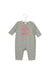 A Grey Long Sleeve Jumpsuits from Bonnie Baby in size 6-12M for girl. (Front View)