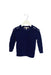 A Blue Cardigans from Bonpoint in size 3T for girl. (Front View)