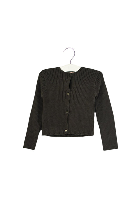 A Brown Cardigans from Bonpoint in size 12-18M for girl. (Front View)