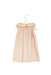 A Pink Sleeveless Dresses from Chloe in size 6-12M for girl. (Back View)
