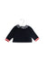 A Navy Crewneck Sweatshirts from Jacadi in size 6-12M for girl. (Front View)