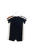 A Navy Short Sleeve Rompers from Ralph Lauren in size 0-3M for boy. (Front View)
