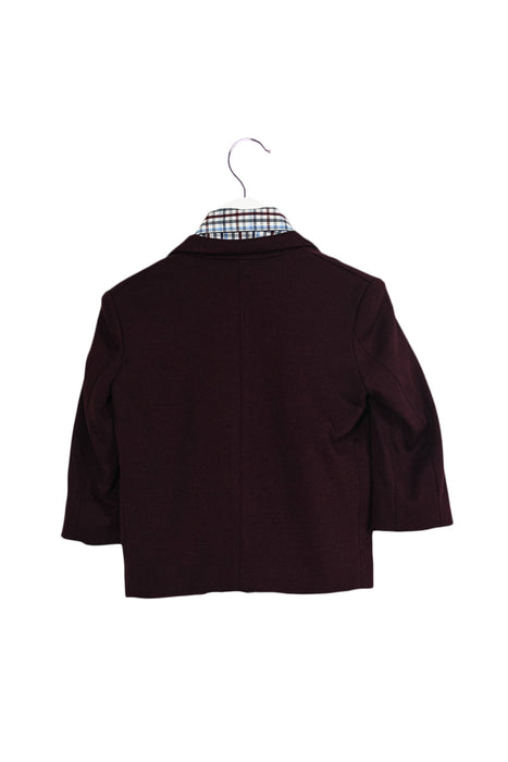 A Burgundy Blazers from Nautica in size 6-12M for boy. (Back View)
