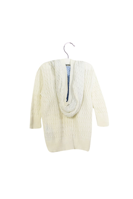 A White Cardigans from Nicholas & Bears in size 6-12M for girl. (Back View)