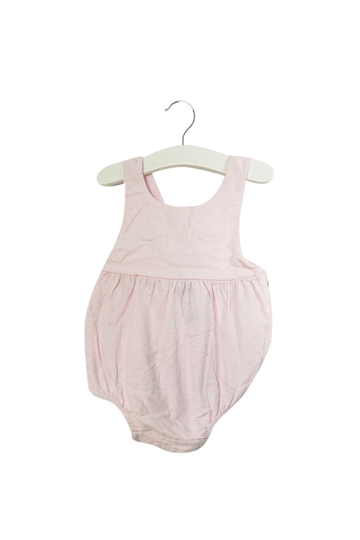 A Pink Rompers from Jacadi in size 3-6M for girl. (Front View)