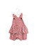 A Red Sleeveless Rompers from Ralph Lauren in size 0-3M for girl. (Front View)