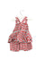 A Red Sleeveless Rompers from Ralph Lauren in size 0-3M for girl. (Back View)