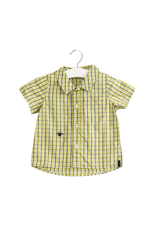 A Yellow Shirts from Dior in size 6-12M for boy. (Front View)